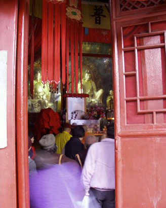 Glimpse in Temple