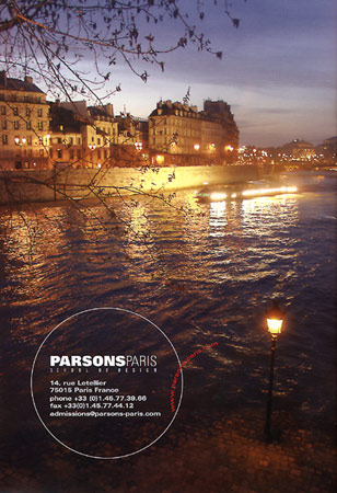 Parsons Paris catalog