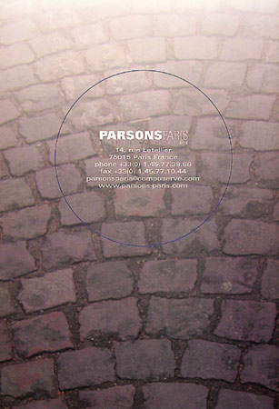 Parsons Paris catalog